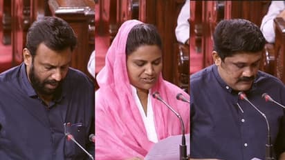 റഹീമും ജെബി മേത്തറും സന്തോഷ് കുമാറും രാജ്യസഭാ എംപിമാരായി സത്യപ്രതിജ്ഞ ചെയ്തു