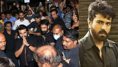 Ram Charan Craze: ముంబయ్ లో చరణ్ క్రేజ్.. చుట్టుముట్టిన ఫ్యాన్స్, కొంచెంలో తప్పించుకున్న మెగా పవర్ స్టార్