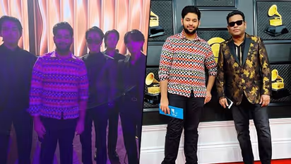BTS poses with AR Rahman, son AR Rameen at Grammys 2022; see pics