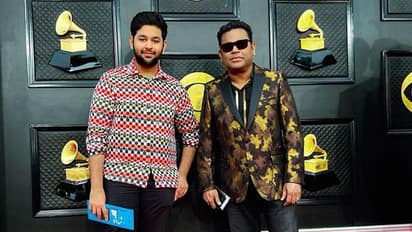 பொண்ணுங்க பாக்குறாங்க... தமிழ்ல பேசுப்பா! இங்கிலீஷில் பீட்டர் விட்ட மகனை கலாய்த்த ஏ.ஆர்.ரகுமான் - வைரல் வீடியோ