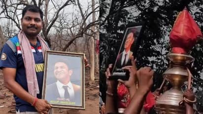 ಅರುಂಧತಿ ನಕ್ಷತ್ರ ಬದಲು ಅಪ್ಪು ಭಾವಚಿತ್ರ ನೋಡಿದ ನವ ಜೋಡಿ; ಪುನೀತ್ ಅಭಿಮಾನಿ ಮದುವೆ ವೈರಲ್