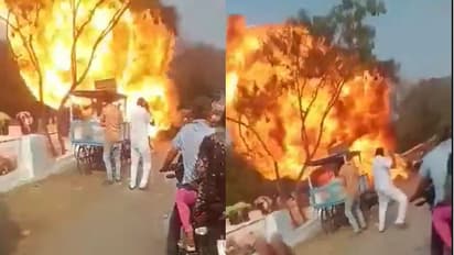 Bike Catches Fire ಇದಕ್ಕಿದ್ದಂತೆ ಬೆಂಕಿ ಕಾಣಿಸಿಕೊಂಡು ಸ್ಫೋಟಗೊಂಡ ರಾಯಲ್ ಎನ್‌ಫೀಲ್ಡ್ ಬೈಕ್!