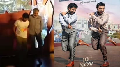 Rajamouli-Anil Dance : మాట నిలబెట్టుకున్న రాజమౌళి.. ‘నాటు నాటు’కు అనిల్ రావిపూడితో ఊరమాస్ స్టెప్పులు..