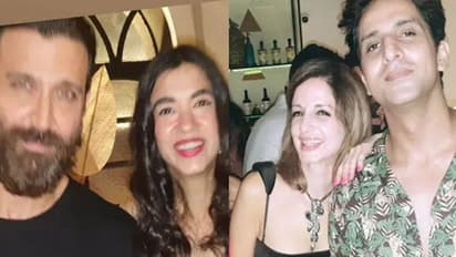  ಒಂದೇ ಪಾರ್ಟಿ,  ಹೊಸ ಪಾರ್ಟನರ್ಸ್ ಜೊತೆ ಎಕ್ಸ್‌ ಕಪಲ್‌ Hrithik -Sussanne 