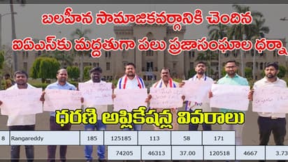 లొంగలేదనే బురద జల్లుతున్నారు.. బీసీ ఐఏఎస్కు మద్ధతుగా ప్రజా సంఘాల నిరసన
