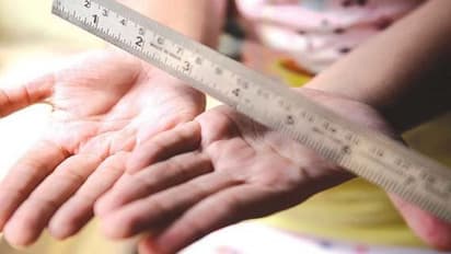 Teacher beats student ಜಮ್ಮು ಕಾಶ್ಮೀರದಲ್ಲಿ ತಿಲಕವಿಟ್ಟು ಶಾಲೆ ಬಂದ ಬಾಲಕಿಗೆ ಥಳಿಸಿದ ಶಿಕ್ಷಕ!