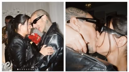 Wedding album out: Kim Kardashian's sister Kourtney, Travis Barker share their marriage photos