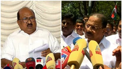 പുറത്താക്കാൻ കേരളാ നേതാക്കൾക്ക് കഴിയില്ലെന്ന് കെവി തോമസ്, അച്ചടക്കം എല്ലാവർക്കും ബാധകമെന്ന് സുധാകരൻ 