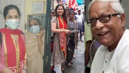 'লড়াই জারি রাখো, আমরা তোমার সঙ্গে আছি', বালিগঞ্জ প্রার্থী সায়রাকে সস্ত্রীক আশীর্বাদ বুদ্ধদেবের