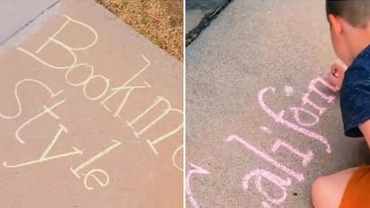 Watch: 5-year-old kid with autism writes different font styles; netizens amazed