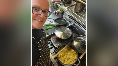 Australian PM Scott Morrison cooks khichdi to commemorate trade deal with India
