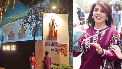 PHOTOS: इधर आलिया-रणबीर की शादी से पहले रोशनी में नहाया RK स्टूडियो, उधर सजधज कर यहां पहुंचीं नीतू कपूर