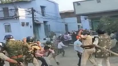 வெடித்த வன்முறை.. வாளுடன் ஓடி வந்த இளைஞன்.. தடுக்க முயன்ற போலீஸ்க்கு காலில் தூப்பாக்கி சூடு.. பகீர் தகவல்..