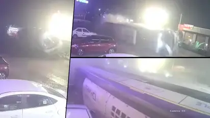 Caught on Cam: bus topples on Pune-Ahmednagar highway, one dead, 25 injured