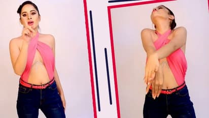 স্কার্ফ দিয়ে ঢাকা বক্ষযুগল, অন্তর্বাস না পরে বিভাজিকা ফ্লন্টস করতেই কটাক্ষের মুখে উরফি