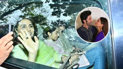 রাজকীয় বিয়ের রেশ তুঙ্গে,  ছেলে রণবীরের খুশিতে গাড়িতে নাচতে শুরু করলেন মা নীতু কাপুর