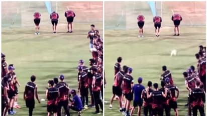 সতীর্থ ও কোচের পশ্চাদদেশে বল মারার চেষ্টা, এ কেমন অনুশীলন কেকআরের, দেখুন ভাইরাল ভিডিও