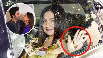 Ranbir Kapoor-Alia Bhatt marriage: Pooja Bhatt flaunts her flower Mehendi design; see pics