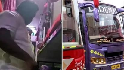 ஆம்னி பேருந்தில் அமைச்சர் அதிரடி ஆய்வு...! கூடுதல் கட்டணத்தை திருப்பி வழங்க உத்தரவு..