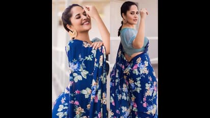 Anasuya: హాట్ యాంగిల్ నుండి నడుము చూపిస్తూ టెంప్ట్ చేస్తున్న అనసూయ... అందమంటే అది కాదంటూ క్రేజీ కామెంట్ 
