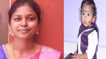 இருசக்கர வாகனம் மீது லாரி பயங்கர மோதல்.. ரத்த வெள்ளத்தில் துடிதுடித்து உயிரிழந்த பெண் காவலர், குழந்தை.!