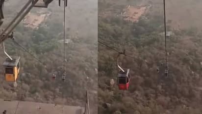 ஜார்கண்ட் கேபிள் கார் விபத்து.. சமூக வலைதளங்களில் வைரலாகும் பரபர வீடியோ...!