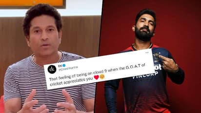 IPL 2022: RCB's Dinesh Karthik on 'cloud 9' after G.O.A.T. Sachin Tendulkar praises him