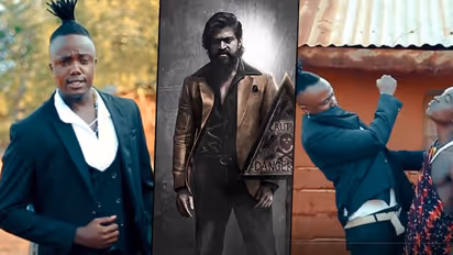 KGF Chapter 2: Kili Paul wears a suit and lip-syncs Yash's violent dialogue