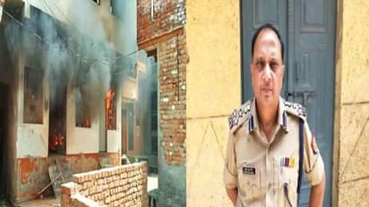 युवती को अगवा करने के बाद भीड़ ने फूंका आरोपी का घर, रुनकता में भड़की आग