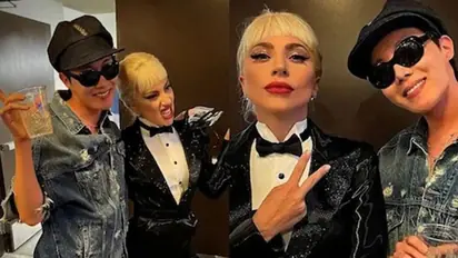 BTS's J-Hope poses with Lady Gaga at Las Vegas concert; ARMYs goes gaga