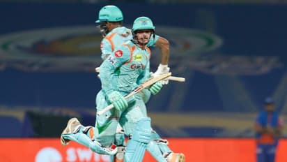 IPL 2022 : രാഹുല്-ഡികോക്ക് കൂട്ടുകെട്ട്; മുംബൈക്കെതിരെ ലഖ്നൗവിന് ഗംഭീര തുടക്കം