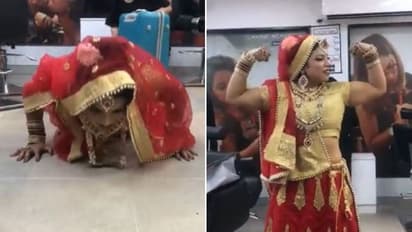 বিয়ের মণ্ডপে যাওয়ার আগে পুশ আপ করে মাসল দেখালেন কনে, বরের চিন্তায় নেটদুনিয়া