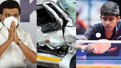 கார் விபத்தில் உயிரிழந்த டேபிள் டென்னிஸ் வீரர் குடும்பத்துக்கு ரூ.10 லட்சம் நிதி.. முதல்வர் ஸ்டாலின் அறிவிப்பு