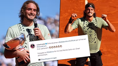'Great achievement': Nadal congratulates Tsitsipas on 2nd Monte-Carlo Masters win