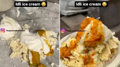 Viral Video : ഇഡലി വച്ച് ഐസ്‌ക്രീം; ഇടിവെട്ട് പ്രതിഷേധവുമായി 'ഫുഡ് ലവേഴ്‌സ്'