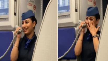 एयर होस्टेस का वीडियो वायरल, फेयरवेल स्पीच में कहीं ऐसी बात की सुनकर भावुक हो गए पैसेंजर