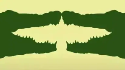 ചിത്രത്തിൽ ആദ്യം കാണുന്നത് മുതലയേയാണോ? അതോ പക്ഷിയേയോ? സ്വഭാവത്തെ കുറിച്ചുള്ള സൂചന