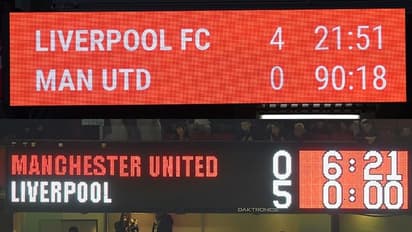 Liverpool fans troll Man United after 'humiliating' 9-0 aggregate loss this Premier League season