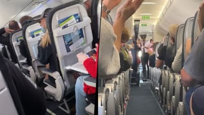Viral video: Passengers cheer mid-air after mask mandate lifted on US airlines