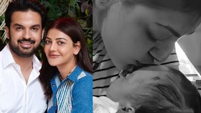 కాజల్‌ ముద్దుల కొడుకే కాదు, పేరు కూడా క్యూట్‌గానే.. నేమ్‌ ప్రకటించిన గౌతమ్‌ కిచ్లు..