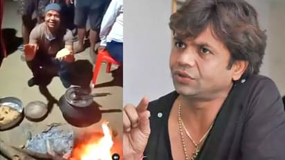 लोगों के बीच बैठ राजपाल यादव ने बेलीं रोटियां, फिर कहा कुछ ऐसा कि ठहाके लगा हंस पड़े लोग