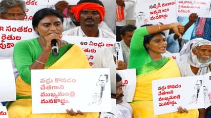 Telangana News: కేసీఆర్ మత్తులో హామీలిస్తాడు... నిద్రపోగానే మర్చిపోతాడు..: రైతు గోస దీక్షలో షర్మిల ధ్వజం