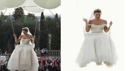 கல்யாணத்துக்கு காற்றில் பறந்து வந்த மணப்பெண்… இணையத்தில் வீடியோ வைரல்!!