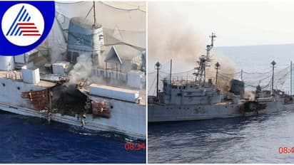 ನೌಕಾಸೇನೆ ಸೇವೆಯಿಂದ ನಿವೃತ್ತವಾದ ಹಡಗಿನಲ್ಲಿ ರಂಧ್ರ ನಿರ್ಮಿಸಿದ ಬ್ರಹ್ಮೋಸ್ ಕ್ಷಿಪಣಿ!