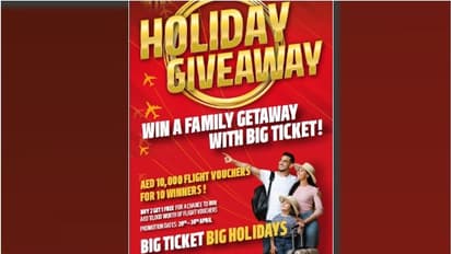 പ്രിയപ്പെട്ടവര്ക്കൊപ്പം സ്വപ്നസ്ഥലങ്ങളിലേക്ക് പറക്കാം; അവസരമൊരുക്കി ബിഗ് ടിക്കറ്റ്