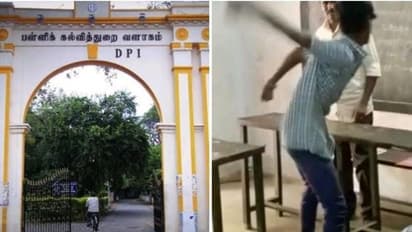 பள்ளி ஆசிரியரை அடிக்க பாய்ந்த மாணவன்...! சஸ்பெண்ட் செய்து அதிரடி நடவடிக்கை