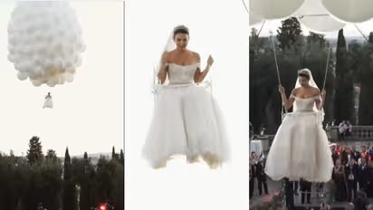 വിവാഹ വേദിയിൽ പറന്നെത്തിയ വധു, നാലര മില്യണിലേക്ക് വീഡിയോ കാഴ്ചാക്കണക്ക്