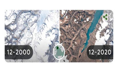गूगल ने बताया कैसे बदल रही है हमारी धरती, World Earth Day 2022 में बनाया खास डूडल