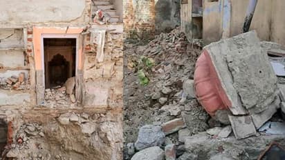 रोड चौड़ा करने राजस्थान सरकार ने अलवर के राजगढ़ में 300 साल पुराने शिव मंदिर को बुलडोजर से किया जमींदोज