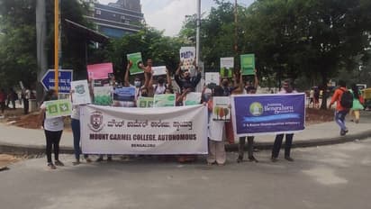 World Earth Day: ‘Save Earth, Save Our Future’, NBF joins Mount Carmel College Autonomous to create awareness